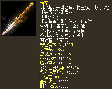武器还是那个武器,既然是配水法,那么找炼器带水系狂暴几率10 的,比如