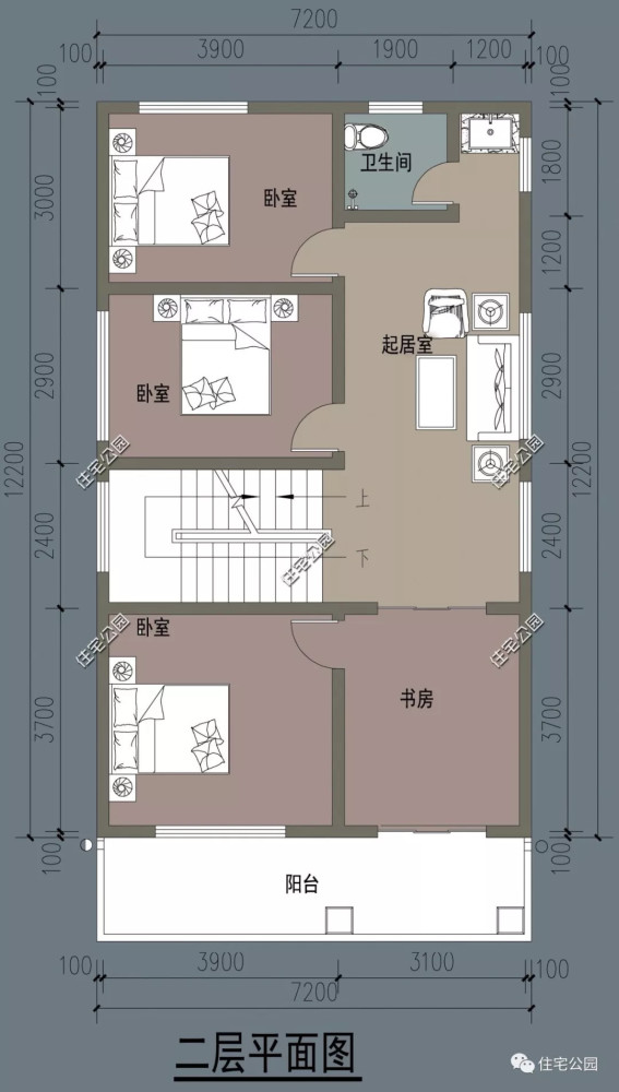 7米面宽简欧别墅,农村建房也要大套间,大露台 自动播放  进入广告