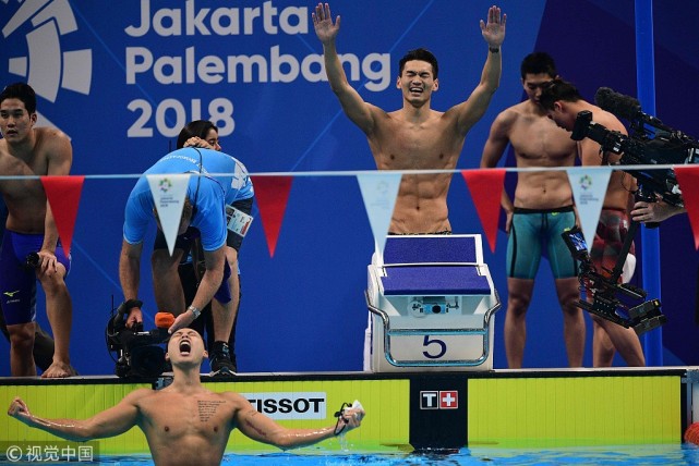 游泳中日金牌PK悬念拼到最后一刻 各夺19金奖