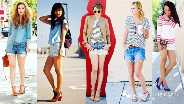 原来一直都穿错 <em>牛仔短裤</em>穿好了也能修饰身材
