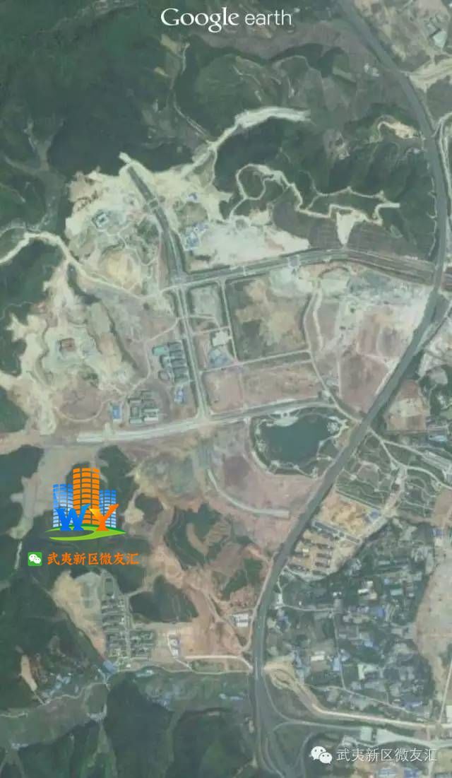 武夷新区霸气崛起卫星航拍图震撼320万南平人