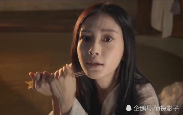 用发簪保护自己的古装女子,宋凝委屈、李师师