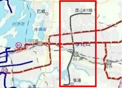 s1线实现换乘…这一切都说明k1线并非虚无缥缈而是在规划推进中昆山