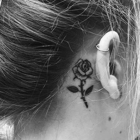 明星纹身中的经典款,值得效仿不疼不贵