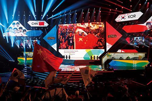 中国队又战胜韩国队 新兴项目电竞夺金 可惜了