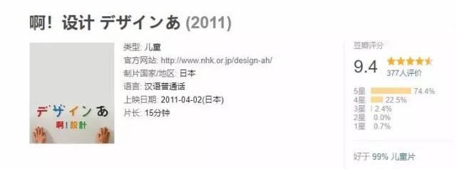 豆瓣超高评分,汇集日本设计界半壁江山的少儿节目,快