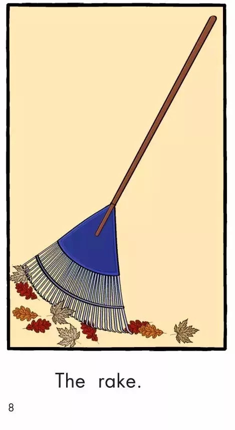 the rake.