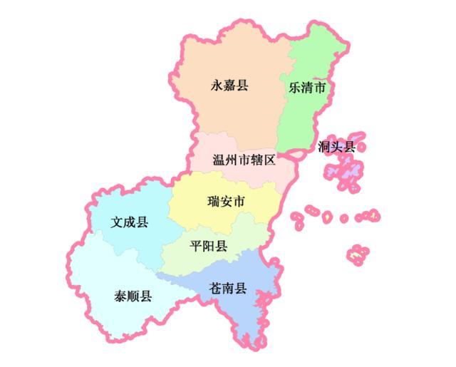 温州市地图-瑞安位置图