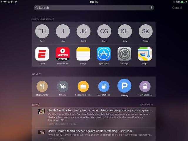 iOS9的炫酷功能：可同屏開兩個應用！圖片2