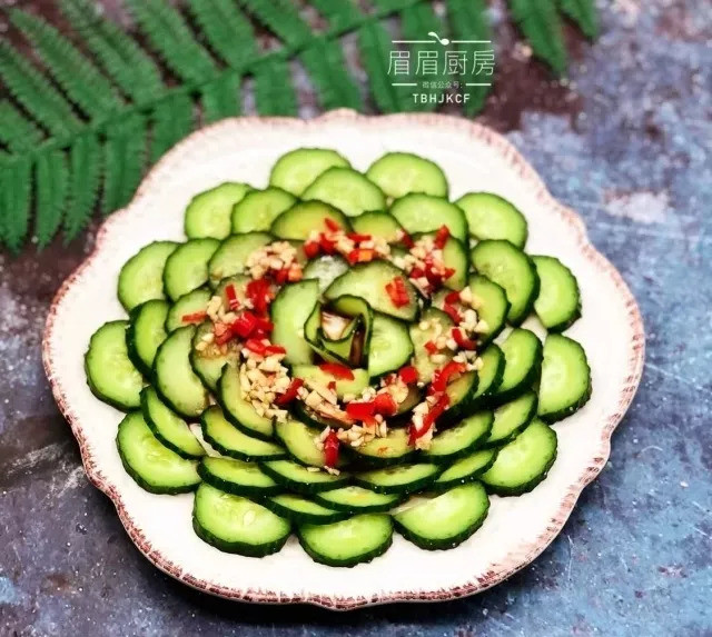 凉拌黄瓜花