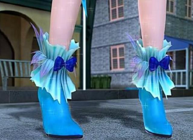 精灵梦叶罗丽:最美的蓝色高跟鞋,王默的恨天高第一!