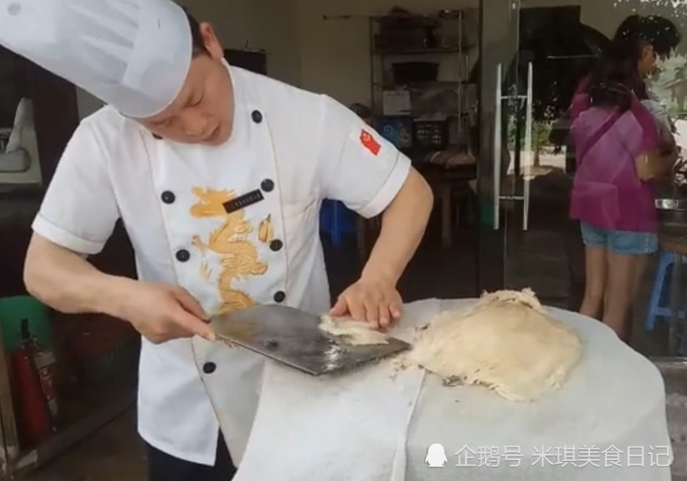 效果路边切小伙,一刀下去切的比地砖还薄,网友纸片视频猪肉图片