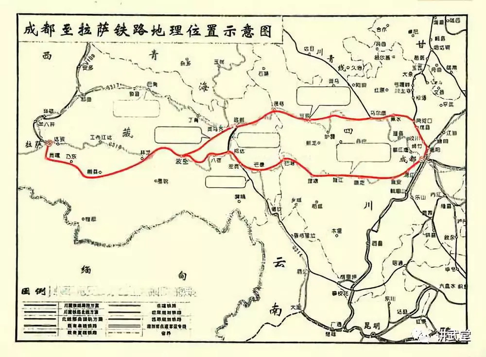 川藏铁路路线图,它对西藏南部的影响很大.