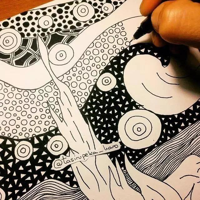 当黑白装饰画撞上名画,也是超美的!