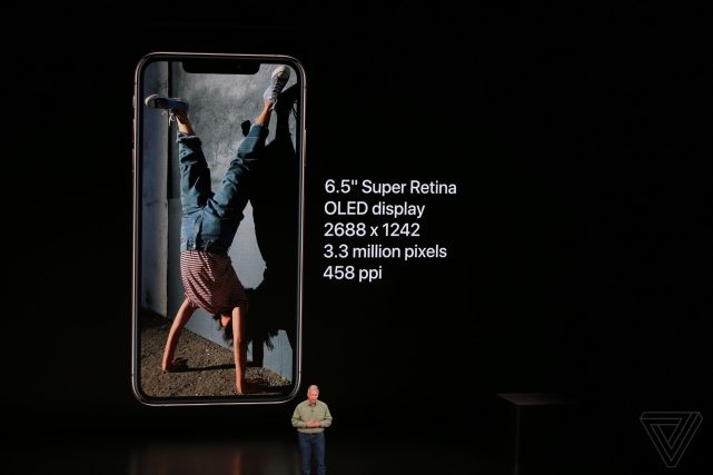 苹果发布iPhone XS Max 屏幕达6.5英寸