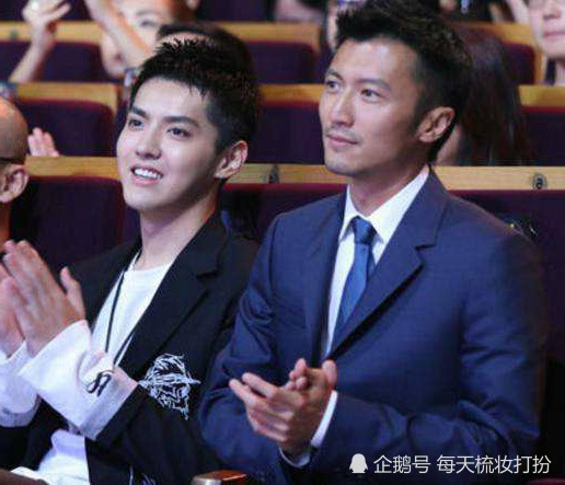 当小鲜肉吴亦凡遇到一脸胡渣的谢霆锋,网友:简
