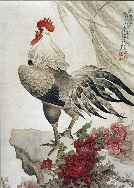 不愧是东方鸡王简直把鸡画活了太精彩了