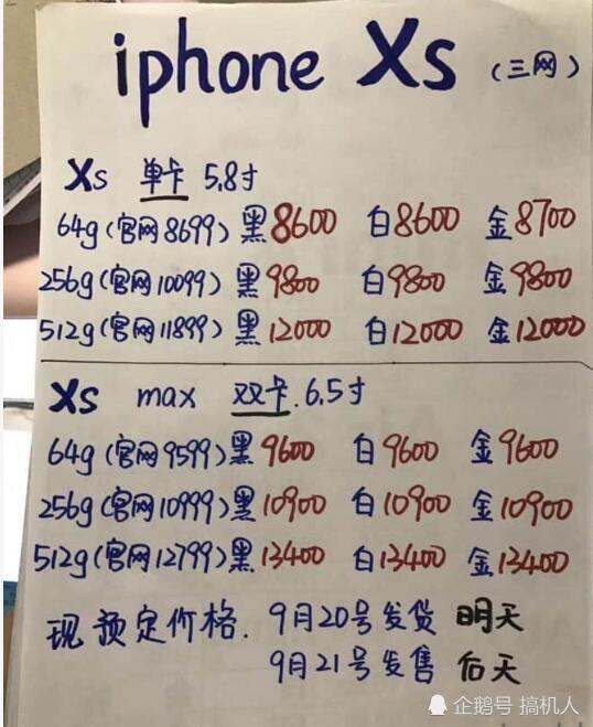 炒iPhone XSMax才赚钱?黄牛:每台最高赚601元