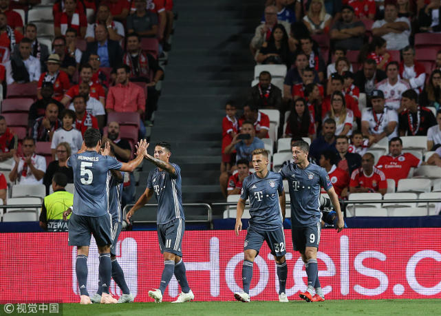 欧冠-拜仁2-0轻取本菲卡 莱万破僵桑切斯弑旧主