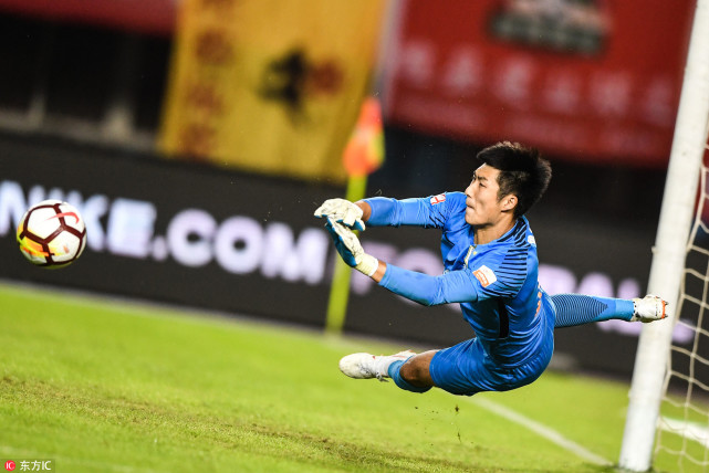 鲁能替补门将韩镕泽:甘当大雷替补 等机会证明