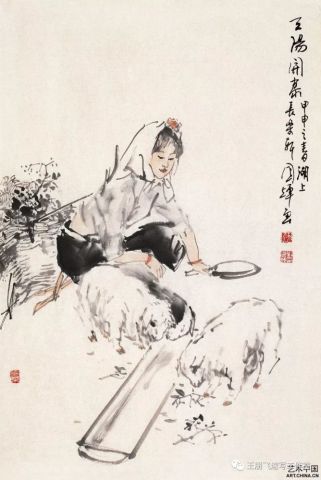 刘国辉先生水墨人物画作品欣赏