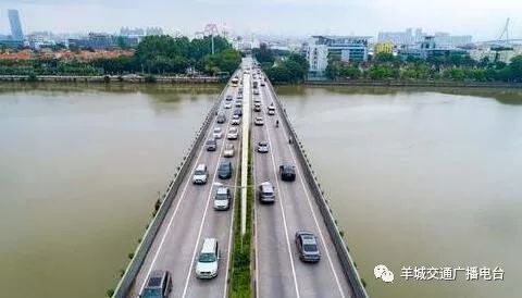 沙溪大桥是连接番禺和广州城区的重要通道.