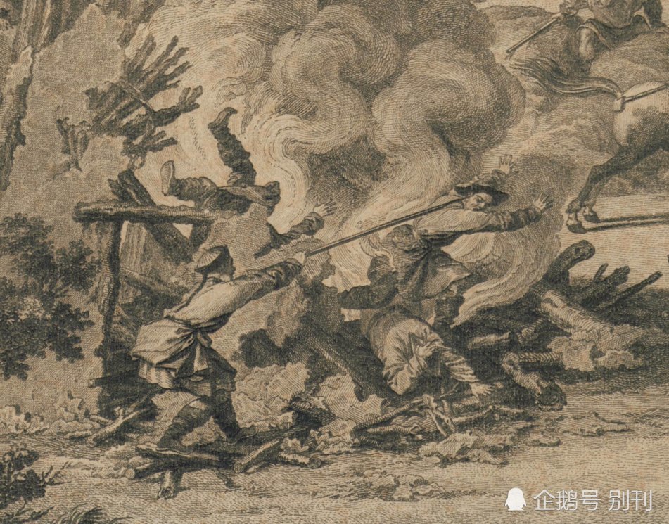 外国人画的清朝战争场面现场厮杀一塌糊涂