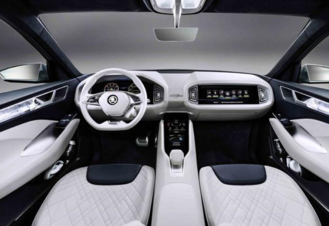 斯柯达全新6座SUV,内饰搭三块液晶屏,油耗仅