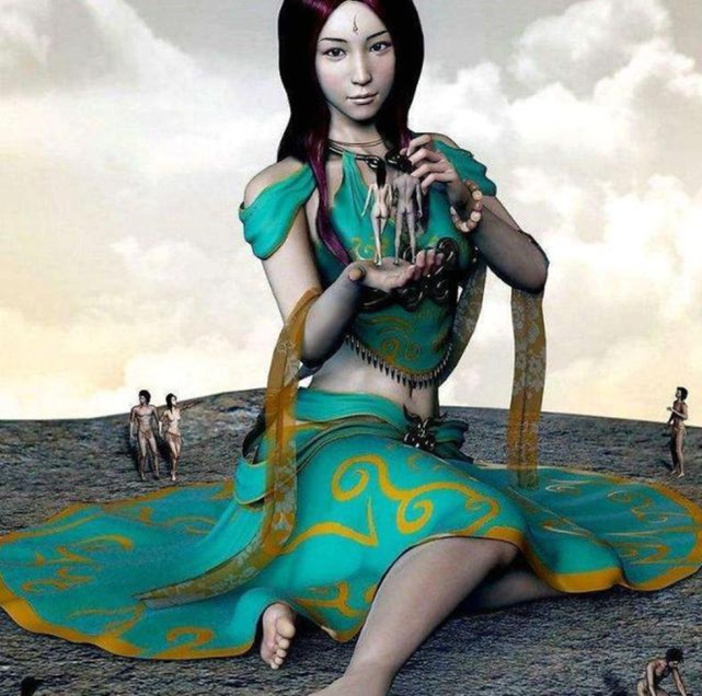 因为女娲造人时,因一时的疏忽,无奈的造成了后世人们的孤独!