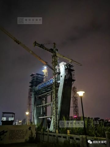 揭阳莲花特大桥正加紧施工,争取明年12月顺利建成通车