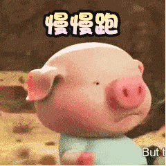 抖音表情 | 超火小猪快跑表情包