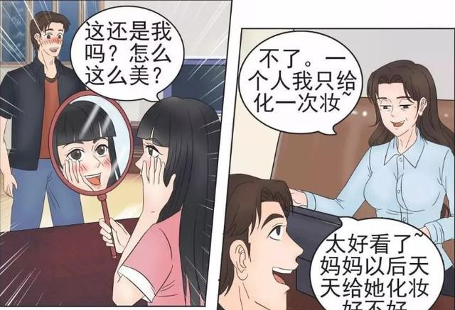 悬疑漫画:母亲是专业化妆师,女友以假脸示人,最后却