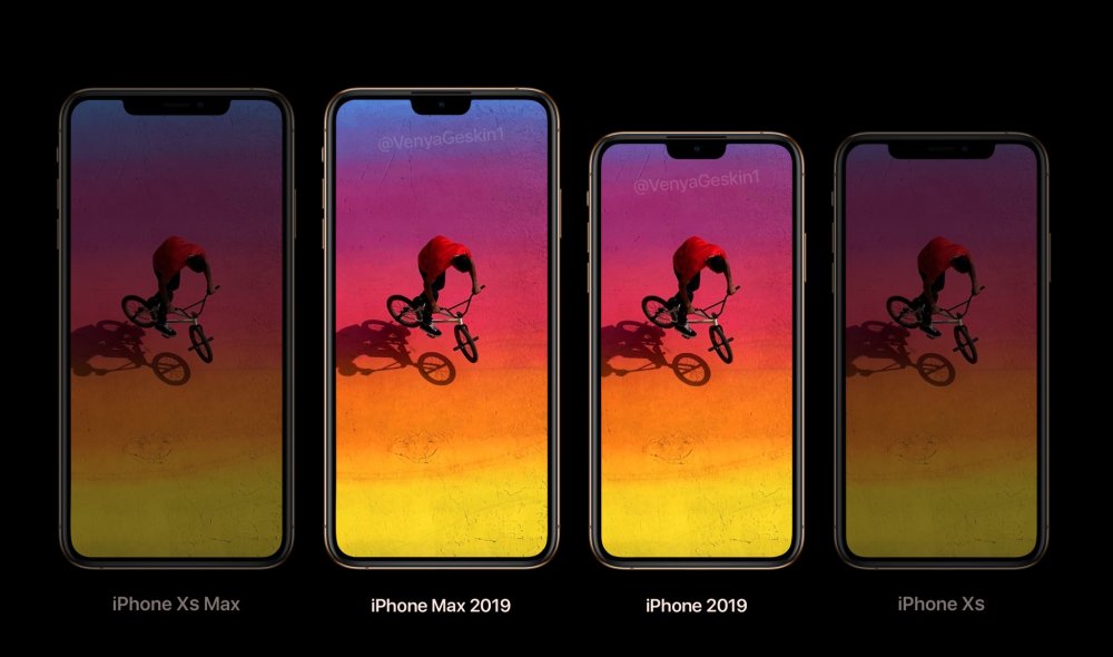 国产手机笑晕 2019款iPhone渲染图出炉:刘海变