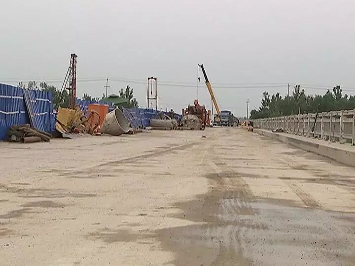 丰县沙庄大桥改造工程即将竣工通车