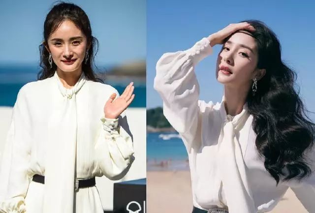 杨幂未P照片曝光,跟工作室精修图相差巨大,网