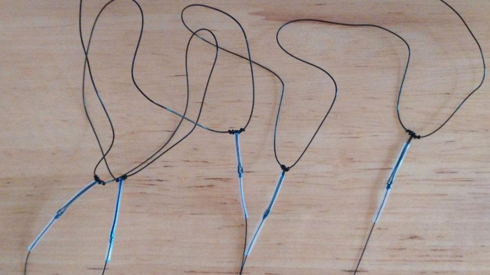 教你标准的串钩绑法,若不会这个,串钩就上不