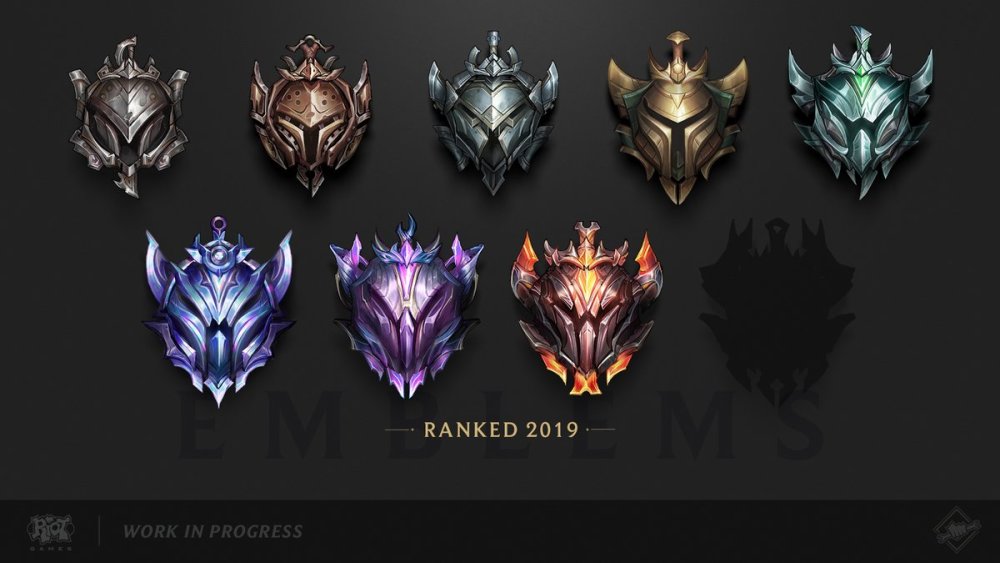 s9赛季lol新段位图标完成度90%,现在就差一个王者了!
