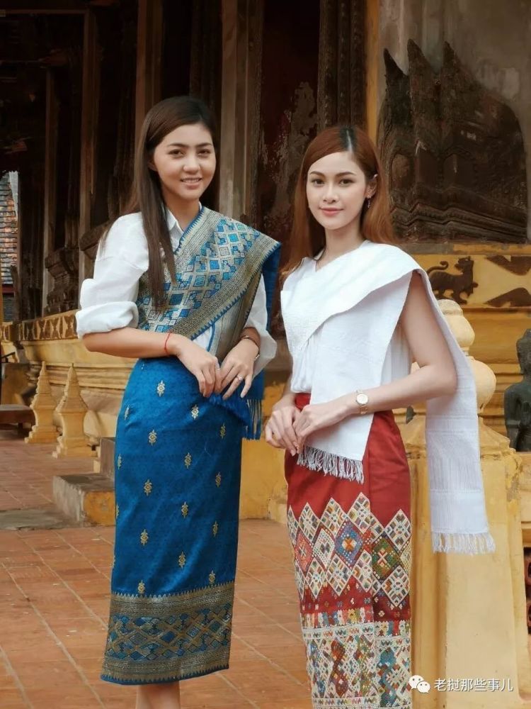 老牌明星annita chanthrasomboune穿上老挝筒裙后,更显女人味"可爱