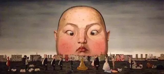 这一幕看得人又心酸又毛骨悚然.