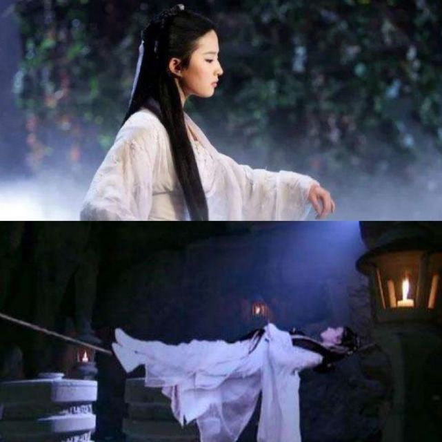 3位"小龙女"的睡姿,刘亦菲仙气十足,而陈妍希完胜