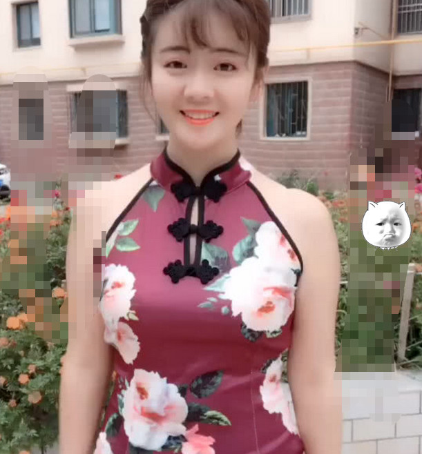 抖音"旗袍女"走红,这才是真正的小甜甜,介意加个微信