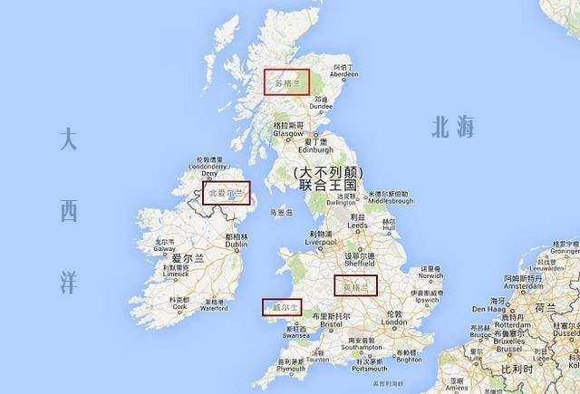 英国地图