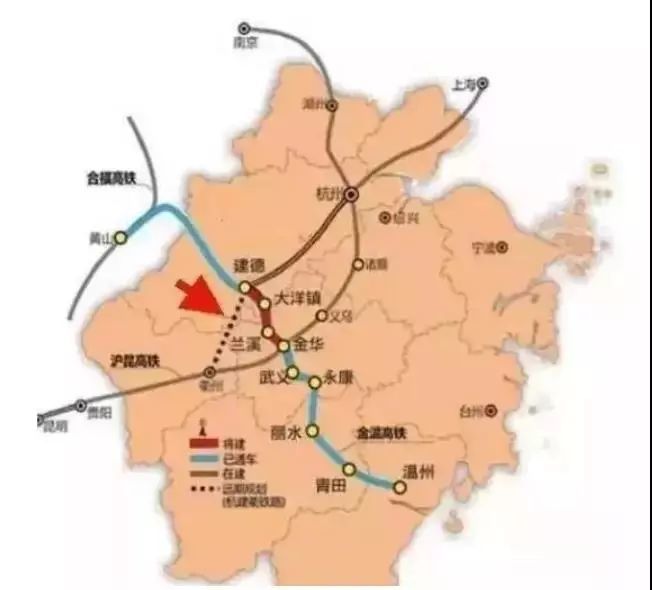 激动!杭衢高铁年底全线开工 杭衢间又增加一个高铁通道