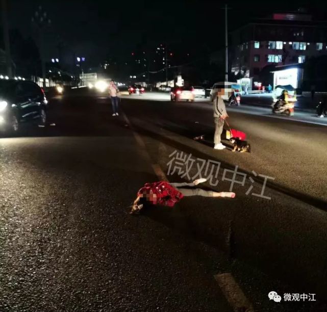 德阳中江中医院门口发生了惨烈一幕 一女子当