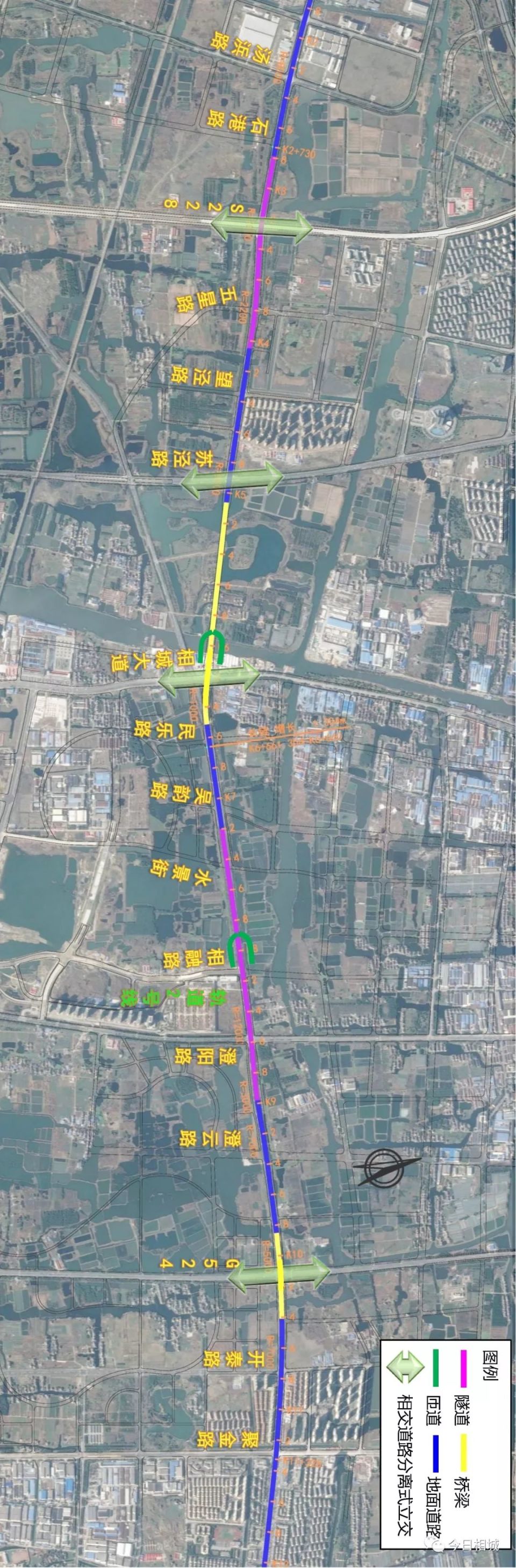 x352县道(漕湖大道)改扩建工程项目西起石港路,东至聚金路,全长约8.