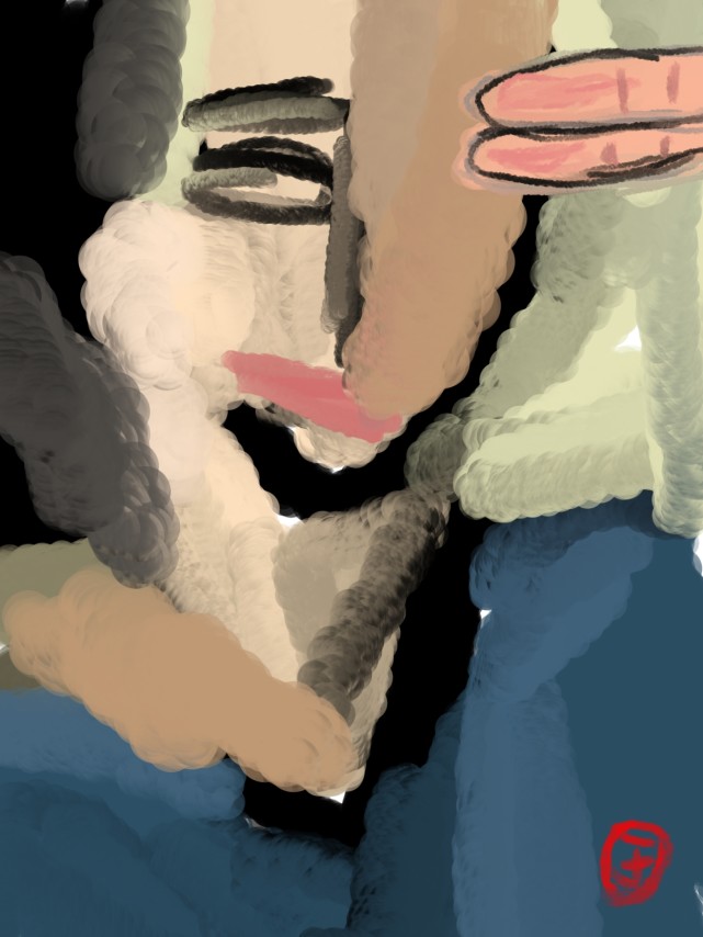 人体的意象,当代肖像画,人像构成