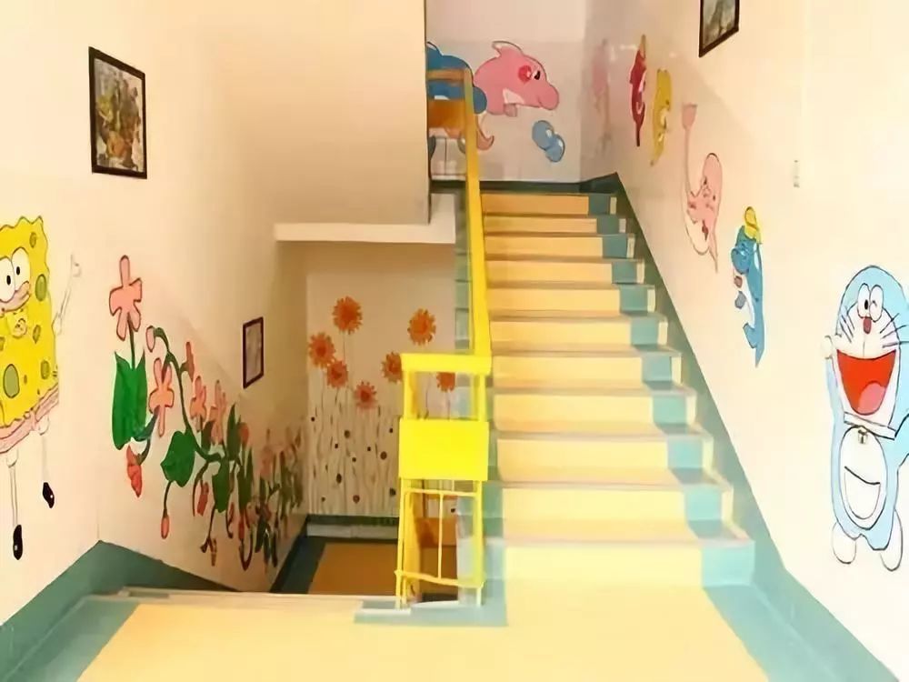 幼儿园楼梯竟然是这样设计的!创意,爱玩两不误!