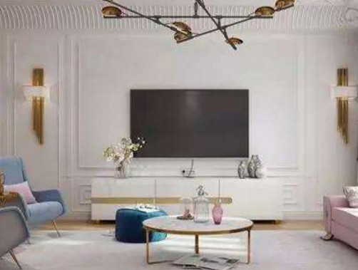 越来越多人装修不做电视墙了,回家做个回字形