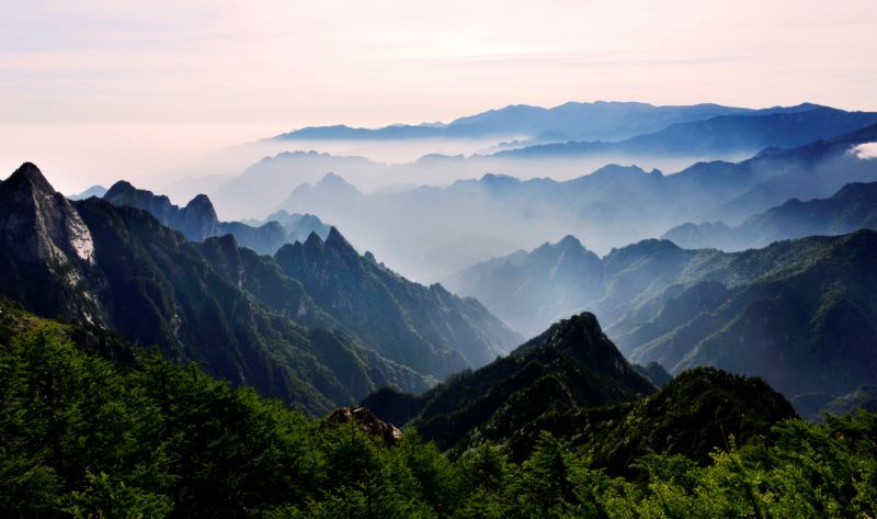 秦岭一绝天竺山:海拔