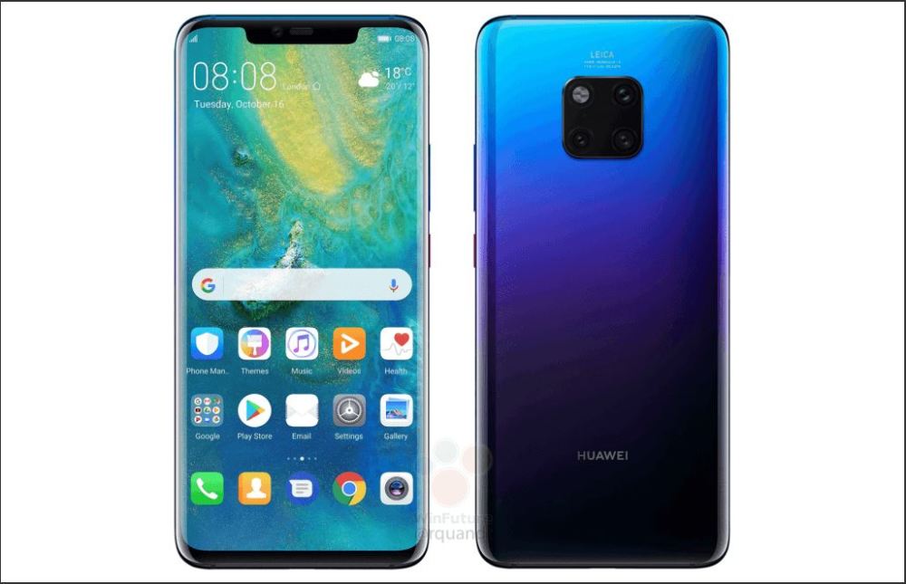 华为Mate 20 Pro详细规格:IP68级防水+超级微